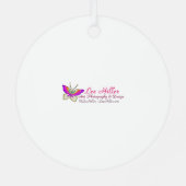 コズミックバブル銀河系ファンタジーアート メタルオーナメント (裏面)