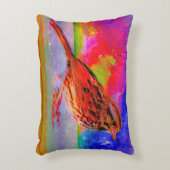 コズミックバードドリームスケーププリント» アクセントクッション (正面(垂直))