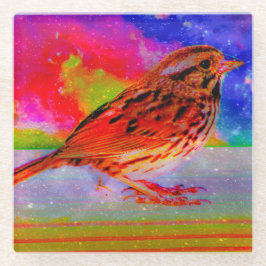 コズミックバードドリームスケーププリント» ガラスコースター