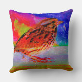 コズミックバードドリームスケーププリント» クッション (裏面)