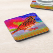 コズミックバードドリームスケーププリント» コースター (左側)