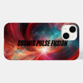 コズミックパルス融合の電話ケース Case-Mate iPhoneケース (裏面 (横))