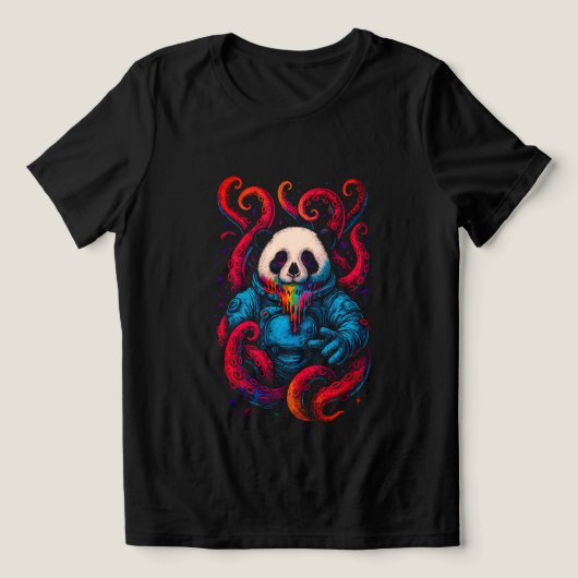 コズミックパンダクラーケン トライブレンドＴシャツ (デザイン正面)
