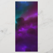 コズミックパープルティール(緑がかった色)サン結婚ムーンのメニューカード メニュー (裏面)