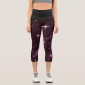 コズミックパープルトワイライト カプリレギンス (正面)