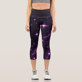 コズミックパープルトワイライト カプリレギンス (正面)