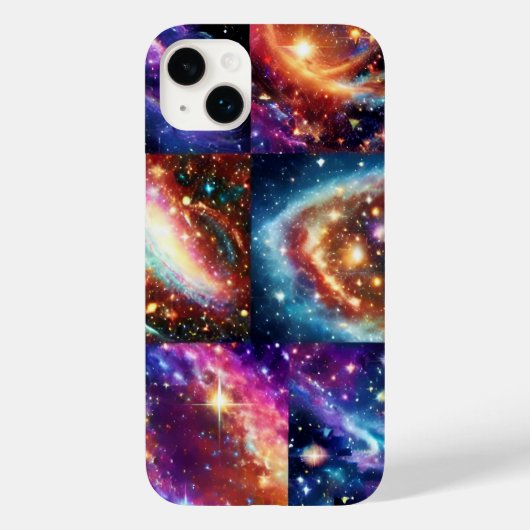 コズミックパープルプラネット銀河系宇宙風景 Case-Mate iPhoneケース (裏面)