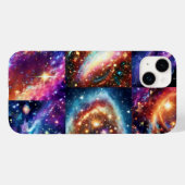 コズミックパープルプラネット銀河系宇宙風景 Case-Mate iPhoneケース (裏面 (横))