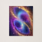 コズミックパープル姿8インゴールデンタイム銀河系 ジグソーパズル (縦)