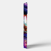 コズミックパープル金ゴールドピンクナイトスカイ銀河系コラージュ Case-Mate iPhoneケース (裏面 / 右)