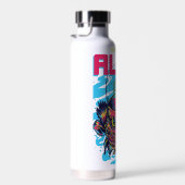 コズミックビジター：エイリアンデザイン ウォーターボトル (右面)