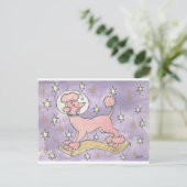 コズミックピンクプードルの祝日 シーズンポストカード (スタンド正面)