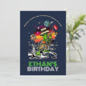 コズミックフィッシャーマン誕生日 招待状 (スタンド正面)