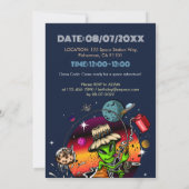 コズミックフィッシャーマン誕生日 招待状 (裏面)