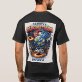 コズミックフォース:重力vs磁力 tシャツ (裏面)
