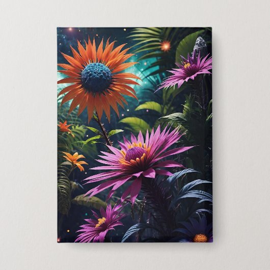 コズミックフラップボタン 缶バッジ (正面)