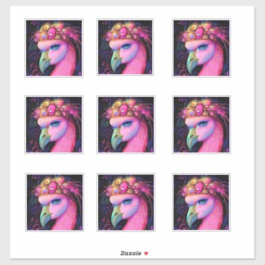 コズミックフラミンゴ・クイーン シール (シート)