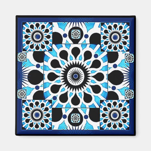 コズミックフラワーIIIマグネット マグネット (正面)