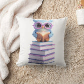 コズミックブックフクロウ クッション (ブランケット)
