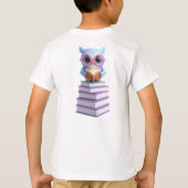 コズミックブックフクロウ Tシャツ (裏面)