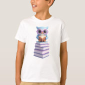 コズミックブックフクロウ Tシャツ (正面)