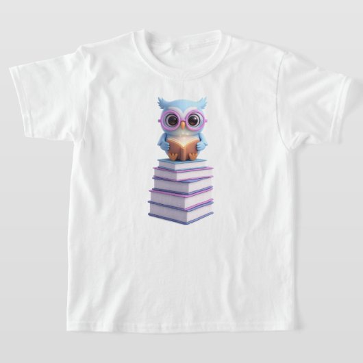 コズミックブックフクロウ Tシャツ (レイダウン)