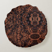 コズミックブラッシュポリエステルラウンドスロークッション41 cm ラウンドクッション (裏面)