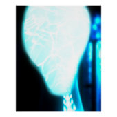 コズミックブルーエーテルエイリアン光沢ポスター ポスター (正面)