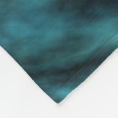 コズミックブルーフェイクマーブル フリースブランケット (角)