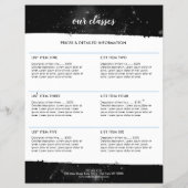 コズミックブルームーンヨガ、ライフコーチ、アストロガー チラシ (裏面)