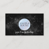 コズミックブルームーンヨガ、ライフコーチ、アストロガー 名刺 (正面)