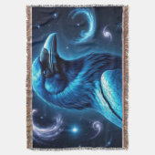 コズミックブルーレイベン スローブランケット (正面縦)