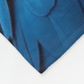 コズミックブルーレイベン フリースブランケット (角)