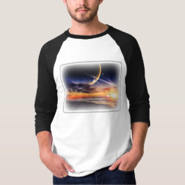 コズミックプラネットベーシック3/4スリーブラグランTシャツ Tシャツ