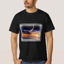 コズミックプラネットホライズンベルトシャツ Tシャツ