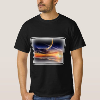 コズミックプラネットホライズンベルトシャツ Tシャツ