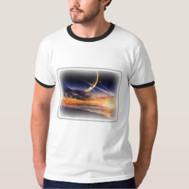 コズミックプラネットホライズン ベーシック リンガーTシャツ Tシャツ