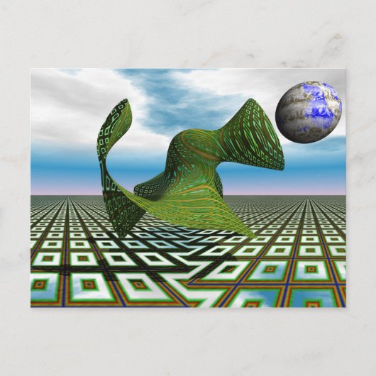 コズミックプードルポストカード ポストカード (正面)