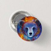コズミックベア 缶バッジ (正面&裏面)