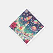 コズミックポイお洒落ンセッティアプレイグランドデコページ スタンダードカクテルナプキン (角)