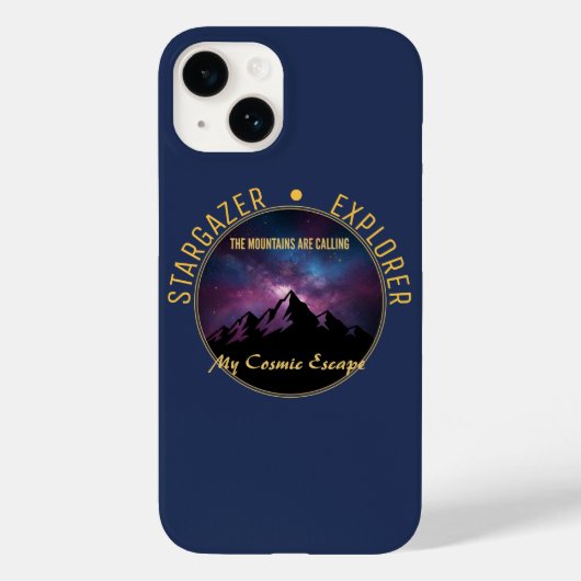 コズミックマウンテンコーリングケース Case-Mate iPhoneケース (裏面)