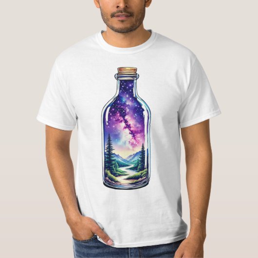 コズミックマウンテンランドスケープ Tシャツ (正面)