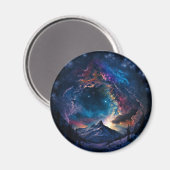 コズミックマウンテン宇宙景観 マグネット (正面/裏面)