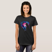 コズミックマクールカケモンキー銀河系グラフィック宇宙Ar Tシャツ (正面フル)