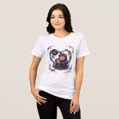 コズミックマザーアストラナウトの愛 トライブレンドTシャツ (正面全面)