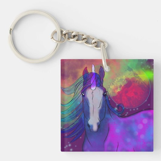 コズミックユニコーン5 キーホルダー (正面)