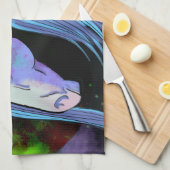 コズミックユニコーン6 キッチンタオル (四つ折り)