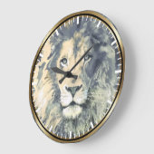 コズミックライオンキング |壁カスタム時計 ラージ壁時計 (傾斜)