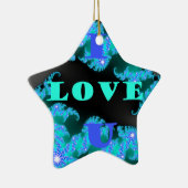 コズミックラブエレメンツプリント セラミックオーナメント (右)