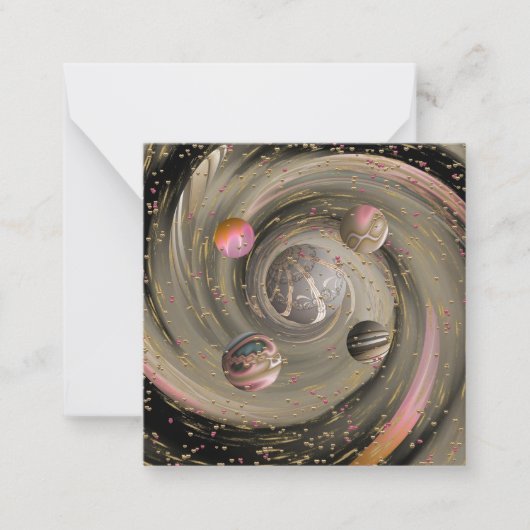 コズミックラブ銀河系ノートカード ノートカード (正面)